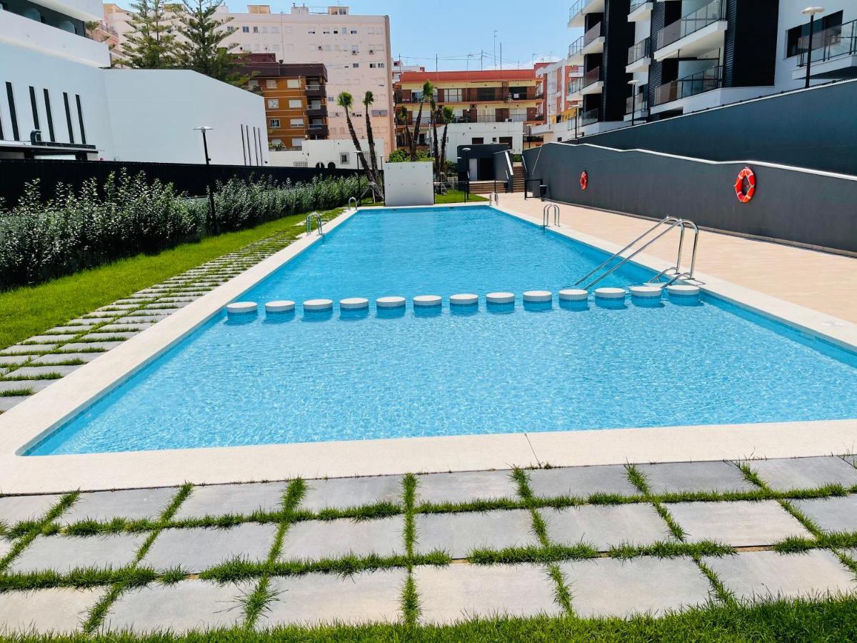 Apartamento Nuevo Junto Al Mar Con Plaza De Garaje!! Perfecto Para Familias Playa de Gandia Bagian luar foto